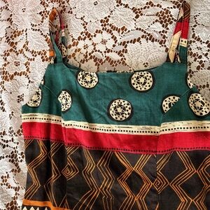 Andrea Jovine Vibrant Multicolor Dress